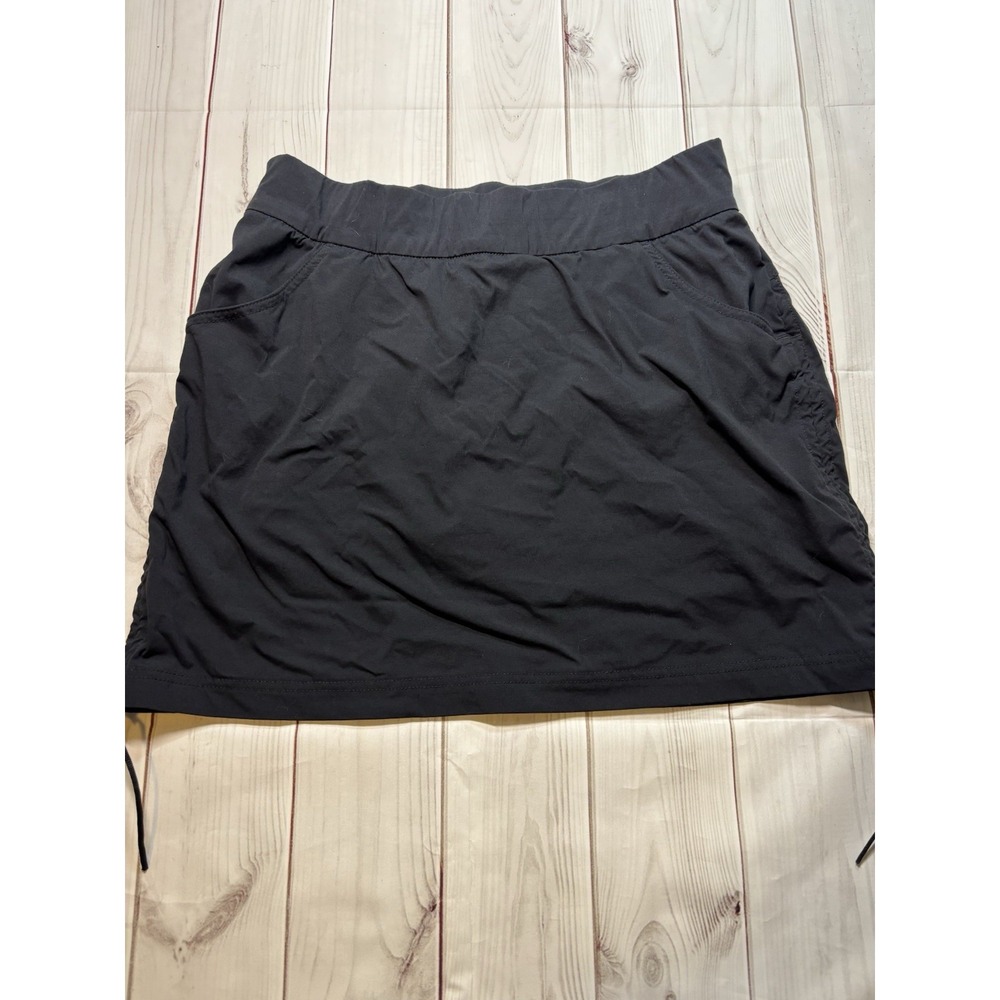 Columbia Women Black Athletic Skort Skirt Shorts Large Hiking Outdoor Activewear